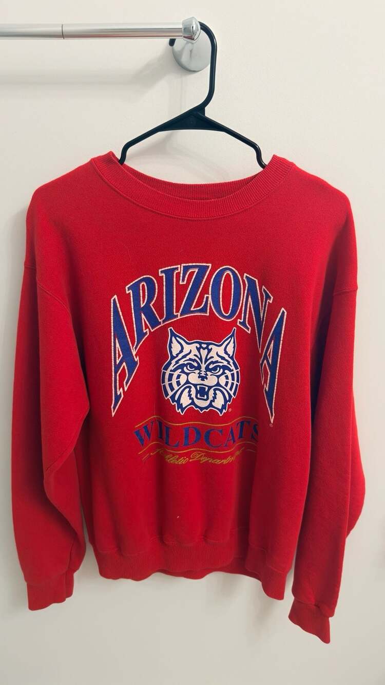 Lee Sport Arizona Wildcats Sweatshirt Size XL Vintage Red